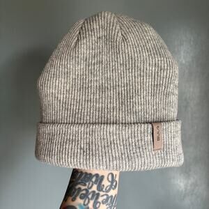 BULA Unisex OS Grey NWOT Merino Wool Blend Beanie Winter Gorpcore Outdoors Hike